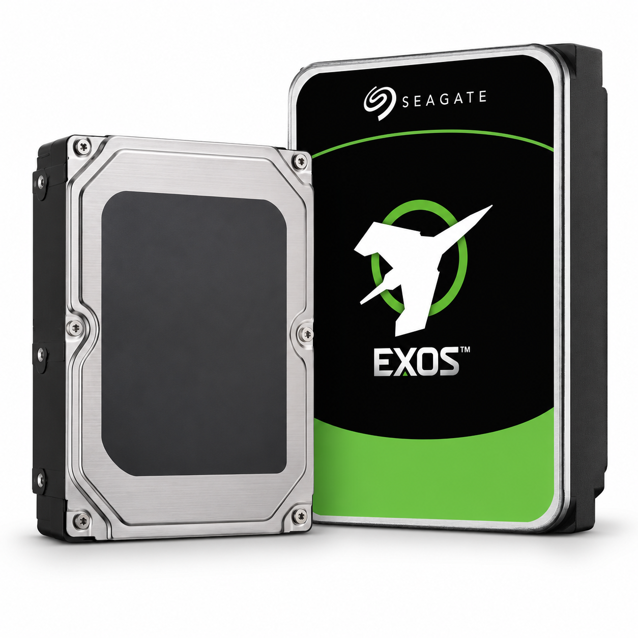 Illustration of enterprise hard drives